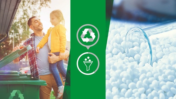 凱柏膠寶的新型通用TPE含有高達(dá)40%的消費后回收塑料成分